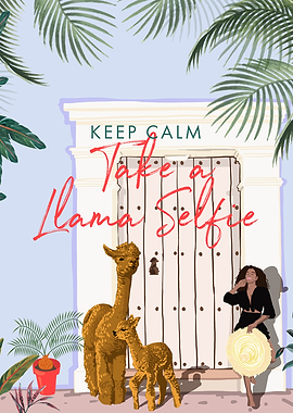 Llama Selfie