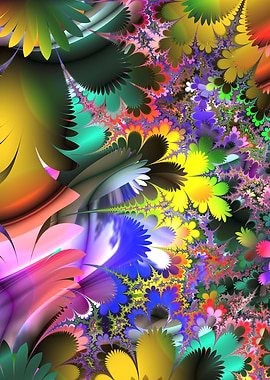 Vibrant Colorful Fractal