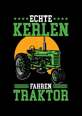 Real Guys Driving Tractor