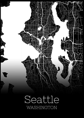 Seattle Washington map