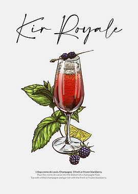 Kir Royale Cocktail