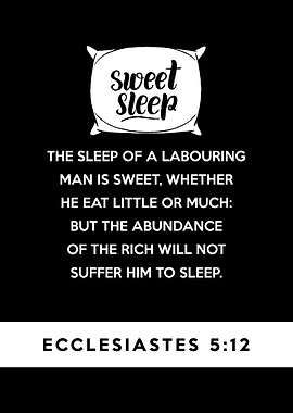 Ecclesiastes 5 12