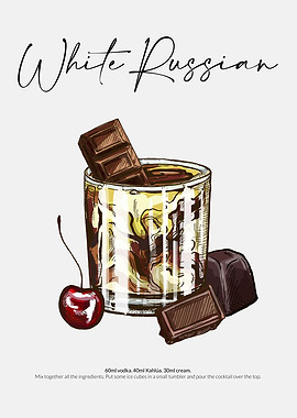 White Russian Cocktail
