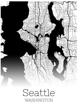 Seattle Washington map