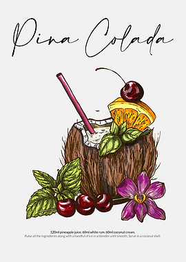 Pina Colada Cocktail