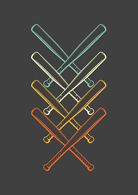 Baseball Bat Retro