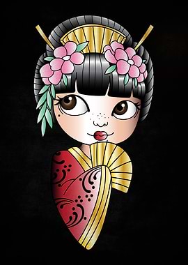 geisha japan tattoo