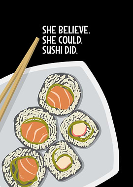 Sushi Wall Art Decor