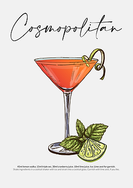 Cosmopolitan Cocktail