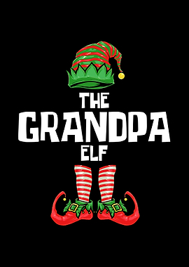 Christmas Grandpa Elf Gran