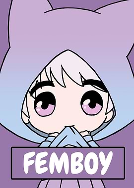 Femboy Chibi Anime boy