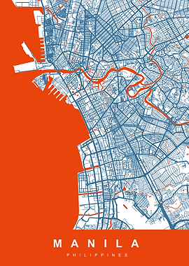 MANILA Map PHILIPPINES