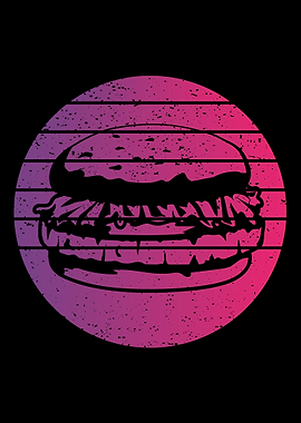 Burger Retro Vintage