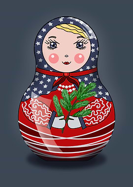 Russian Doll Winter time