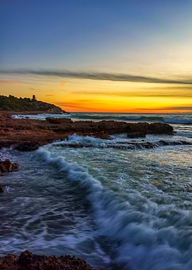 landscapes sunsets coast