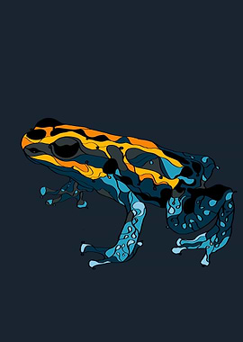 Blue poison dart frog