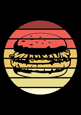 Burger Retro Vintage