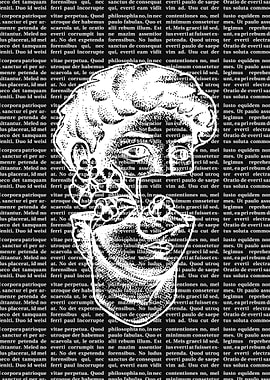 Dark Academia David Statue