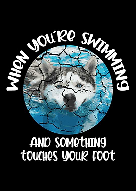 Touches Foot Dog Owner or