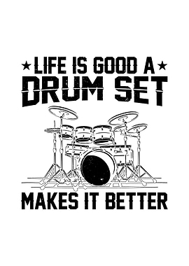 Drummer Drum Set Gift Idea