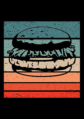 Burger Retro Vintage