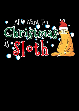 Sloth Santa Claus