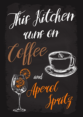 Kitchen Runs Coffee Aperol