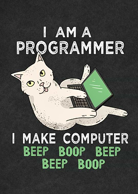 Programmer cat