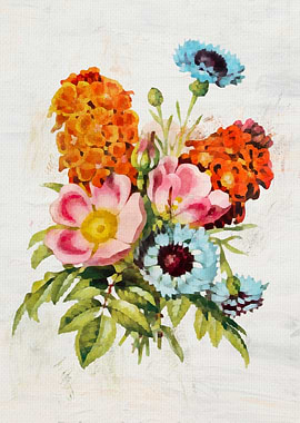 Simple Floral Painting 7