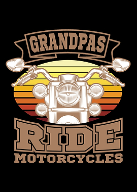 Biker Grandpa Fathers Day