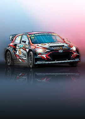 Hyundai i20N Super Car Art