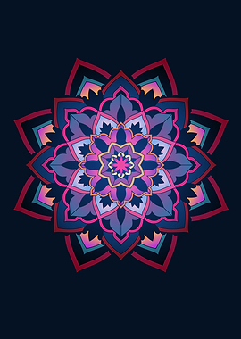 Flower Mandala Art