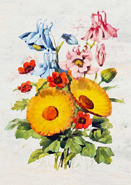 Simple Floral Painting 8