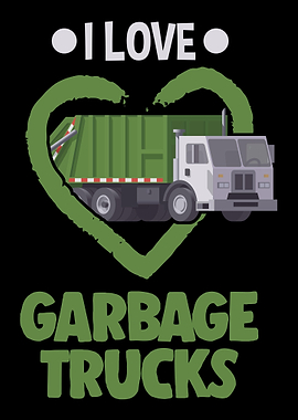 Love Garbage Trucks Boys