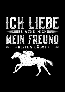 Reiten Freundin Pferde