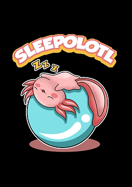 Axolotl kawaii Funny