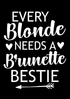 Blonde And Brunette Girls