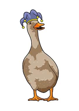 Duck Jester Middle age