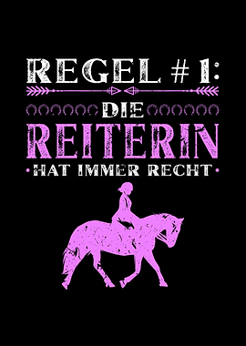 Reiterin Hat Immer Recht