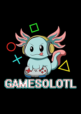 Axolotl kawaii Funny