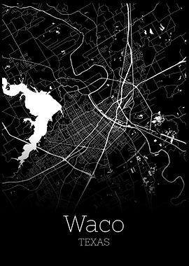 Waco Texas map