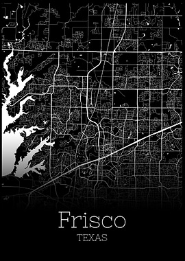 Frisco Texas map
