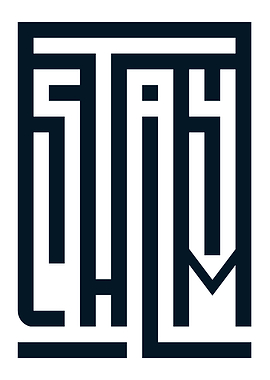 Stay Calm Typography Text