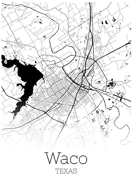 Waco Texas city map