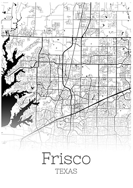 Frisco Texas city map