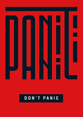 Dont Panic Typography