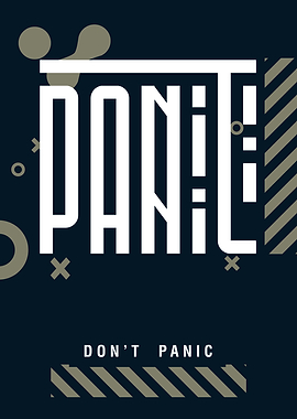 Dont Panic Typography