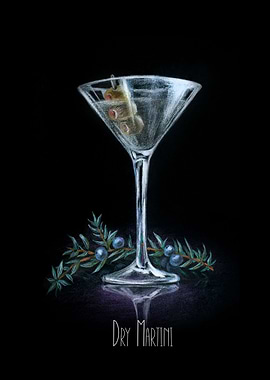 Dry Martini cocktail