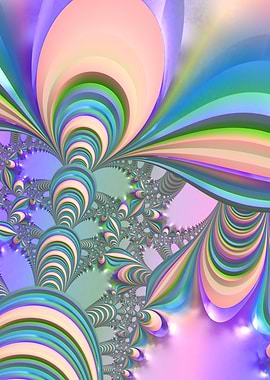 Groovy Jewel Tone Fractal