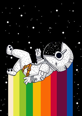 rainbow space galaxy